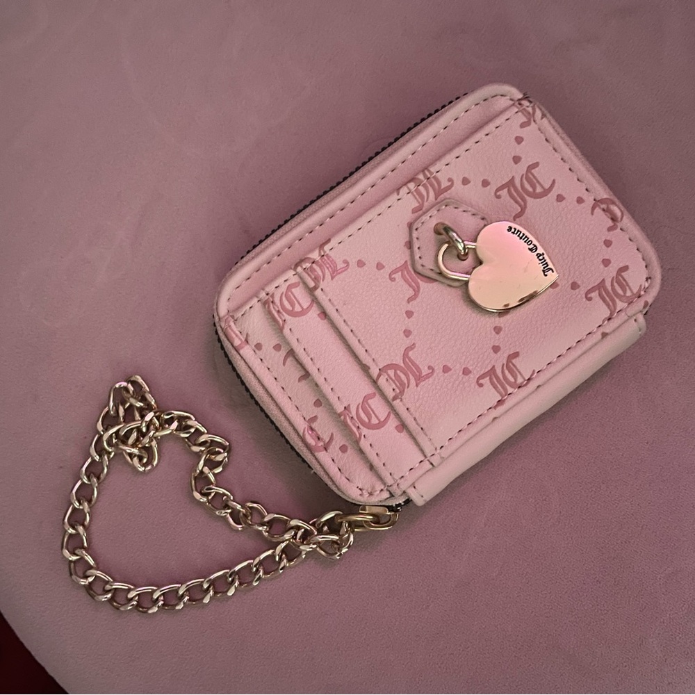 Juicy couture diamond clay pink wallet